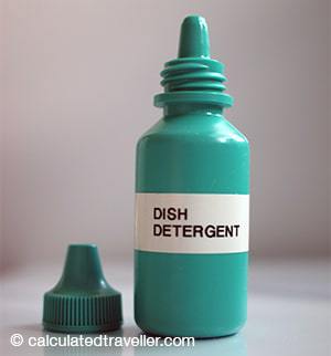 dish detergent dropper bottle