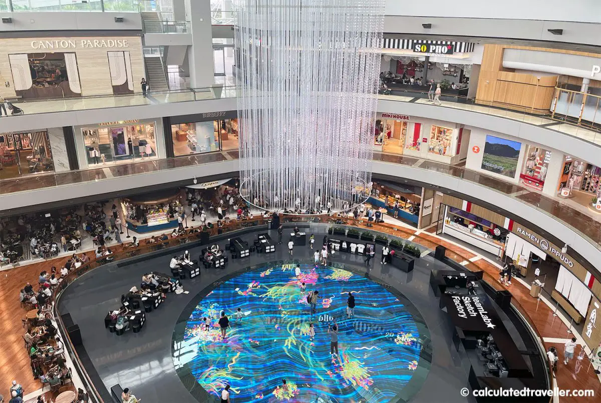 Interior Shoppes of Marina Bay Sands - Team Lab Sketch