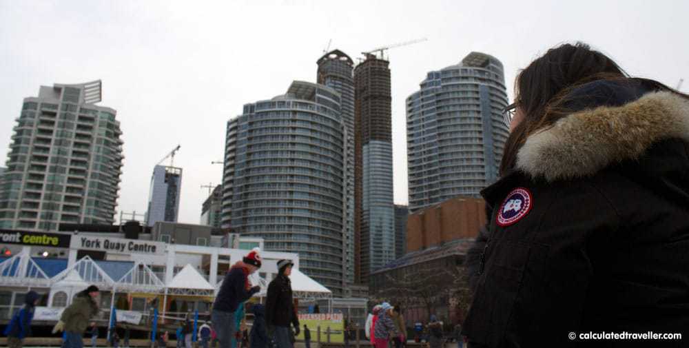 Natrel Rink Outdoor Skating at Harbourfront Centre in Toronto