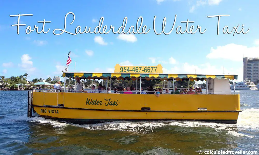 water taxi fort lauderdale