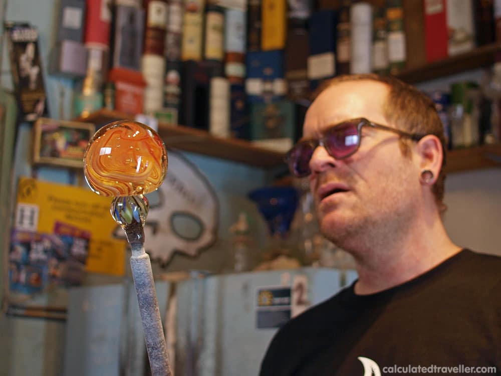 atelier de soufflage de verre Artech