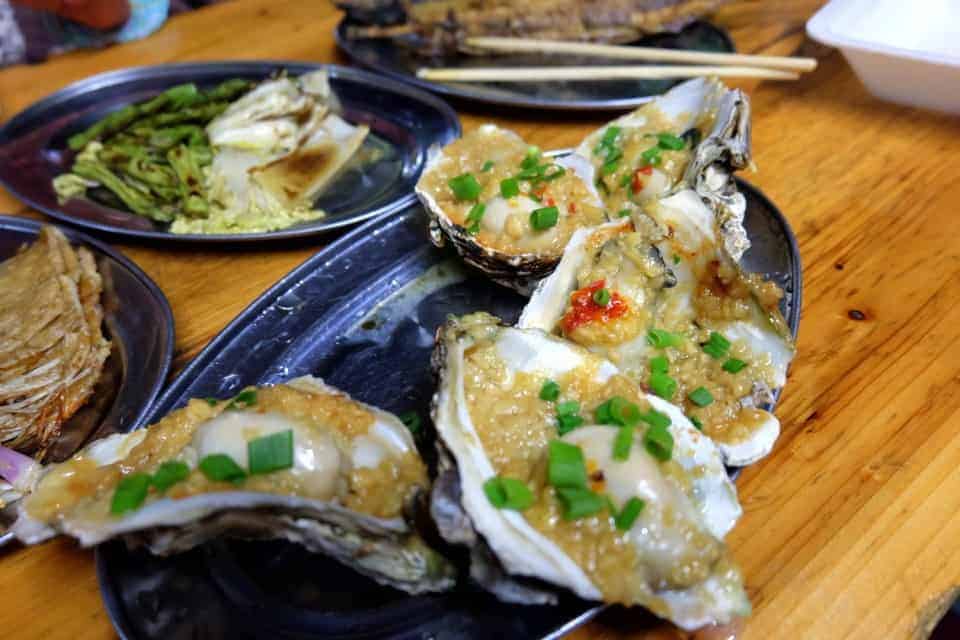 Spicy Oysters Chinese Cheap Eats