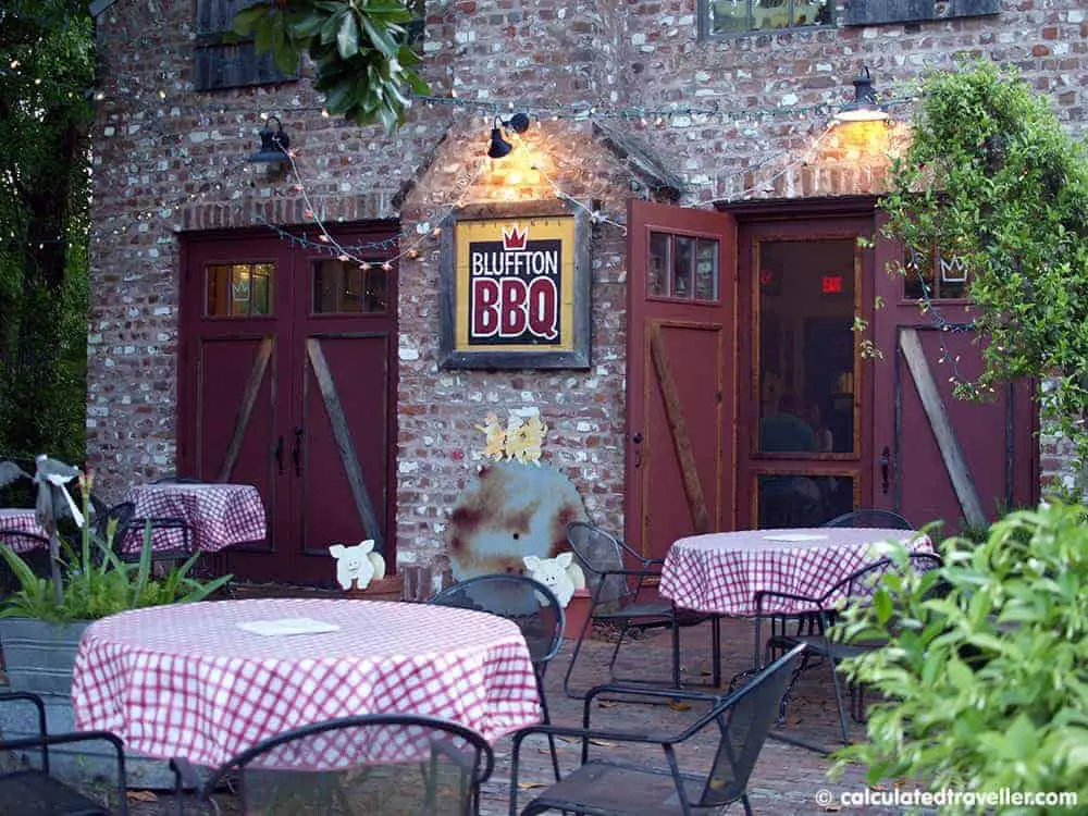 bluffton bbq south carolina calculated traveller