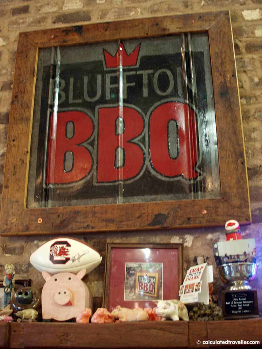bluffton bbq south carolina calculated traveller
