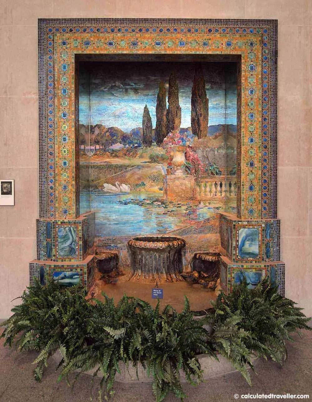 Tiffany Garden Landscape and Fountain Metropolitan Museum of Art