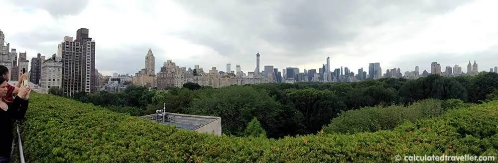 Rooftop View Metropolitan Museum of Art NYC
