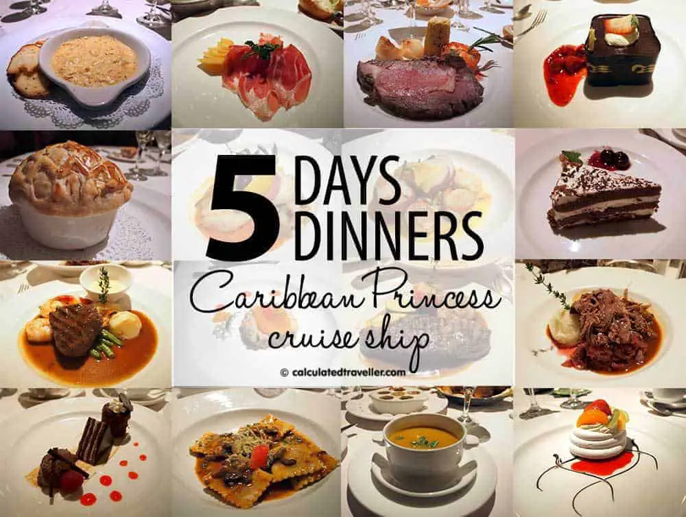 Caribbean-Princess-title 5 Days 5 Dinners --- Caribbean Princess Dining Review - Calculated Traveller