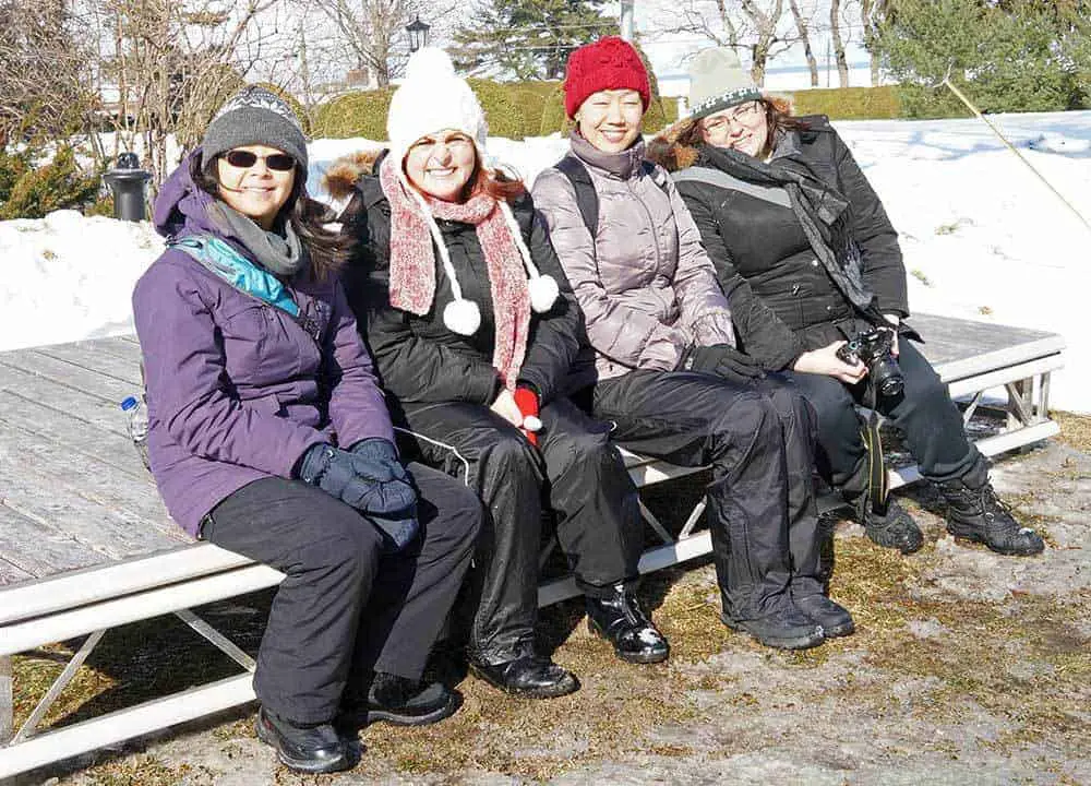 4 Girls Go Ice Fishing for the First Time
