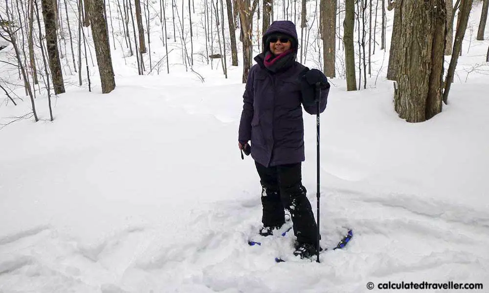 Snowshoeing Lessons Learned at Minden Wild Water Preserve Ontario