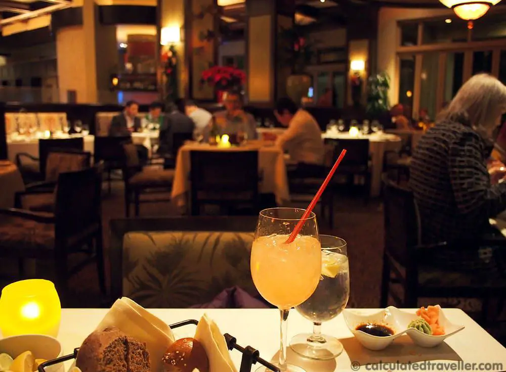 Dining at Caretta on The Gulf, Clearwater Florida