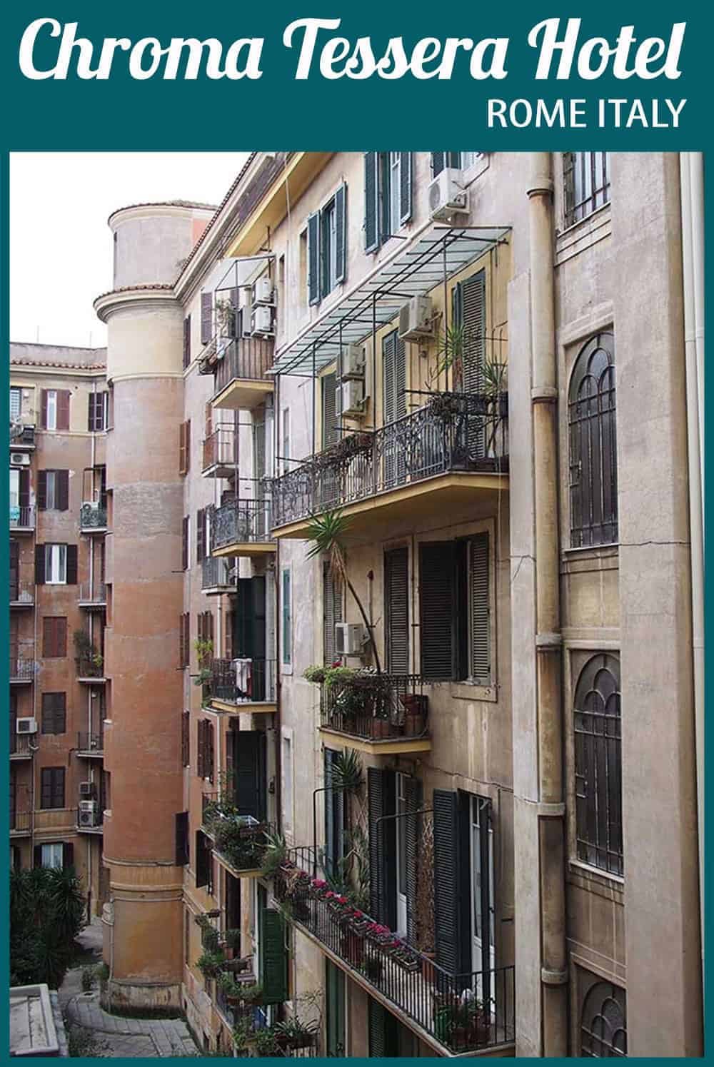 Chroma Tessera Hotel Rome Italy Review - View - Calculated Traveller
