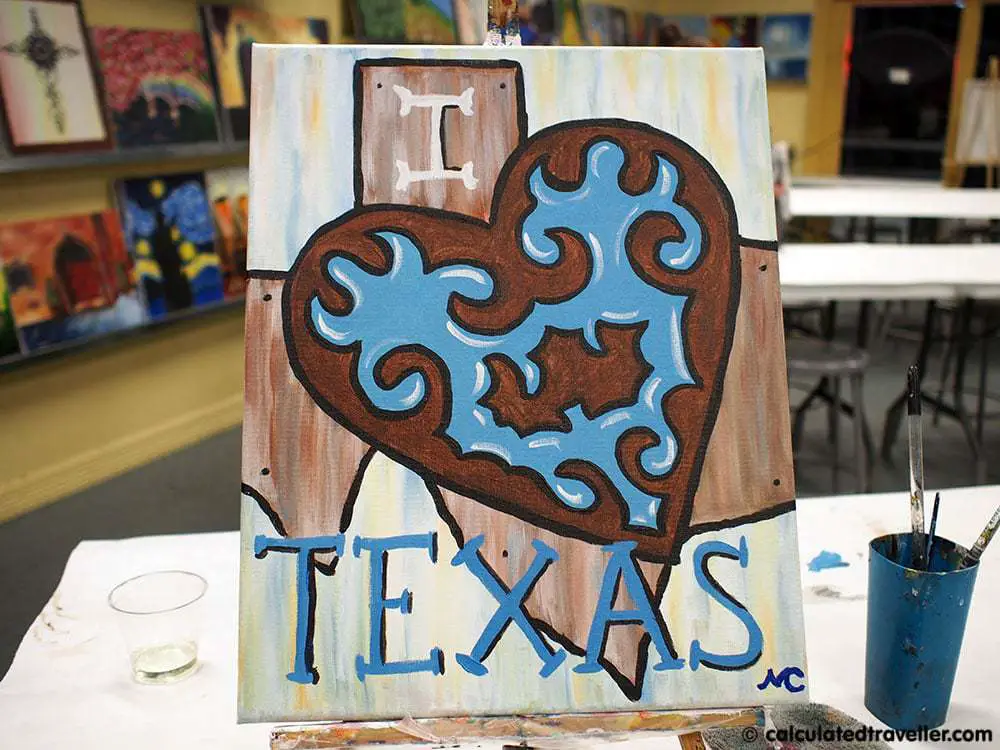 Painting with a Twist Grapevine Texas Calculated Traveller
