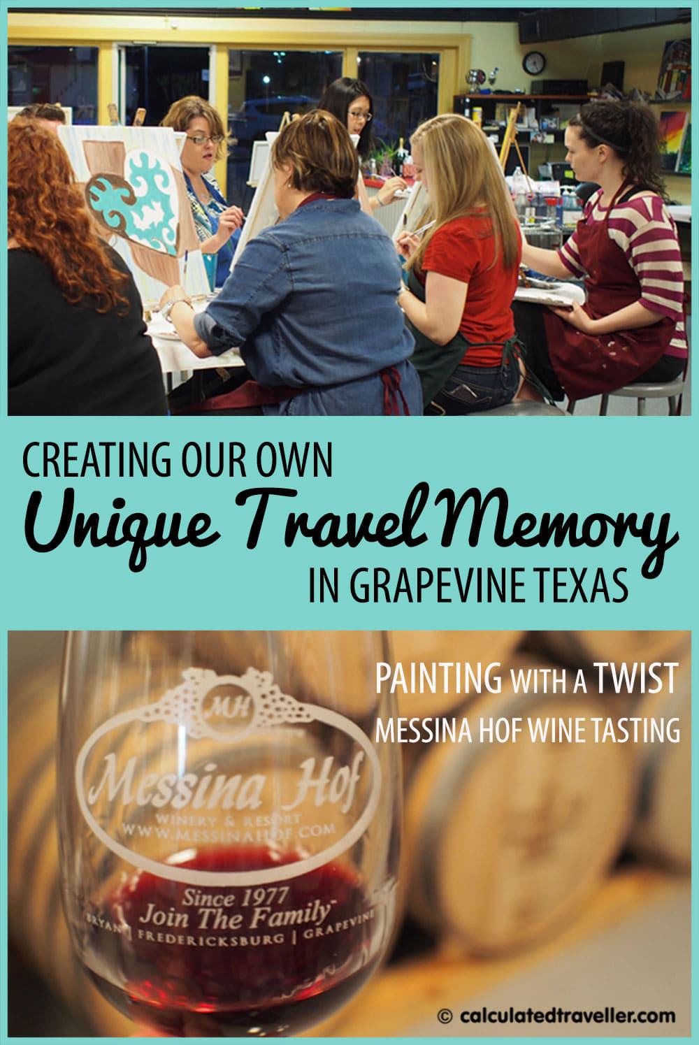 Messina Hof Winery and Painting with a Twist Grapevine Texas