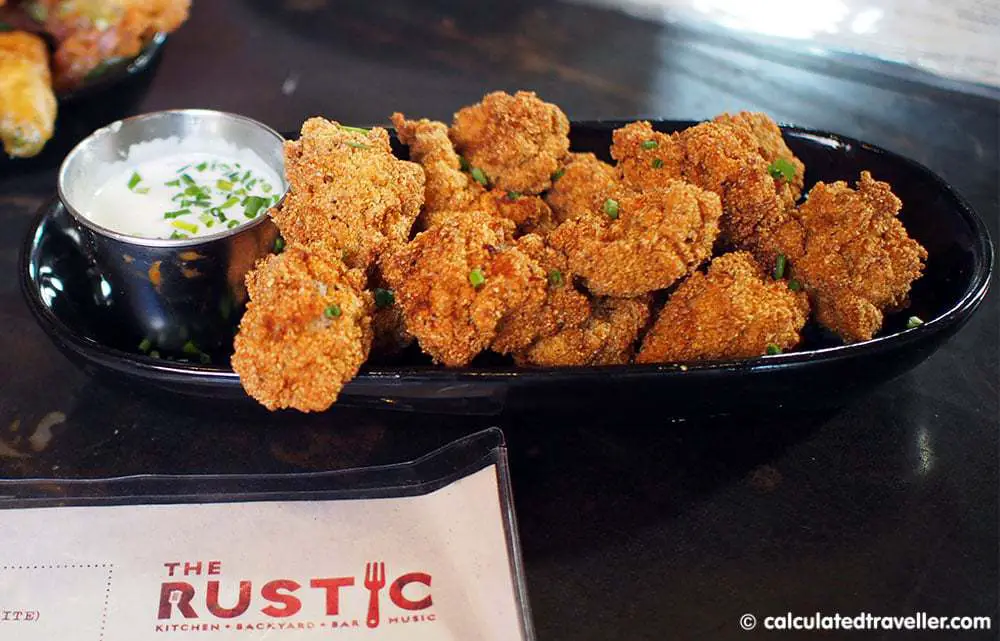 Eating #DallasBig at The Rustic Dallas Texas - Calf Fries