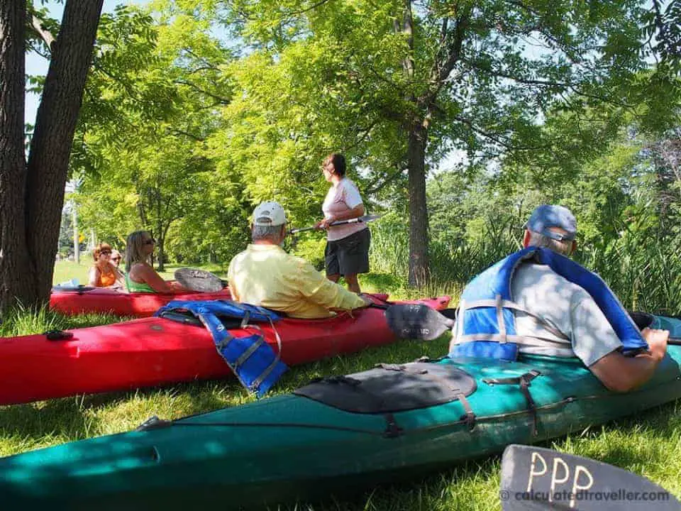 Kayak à Ellicott Creek NY avec Paths Peaks & Paddles