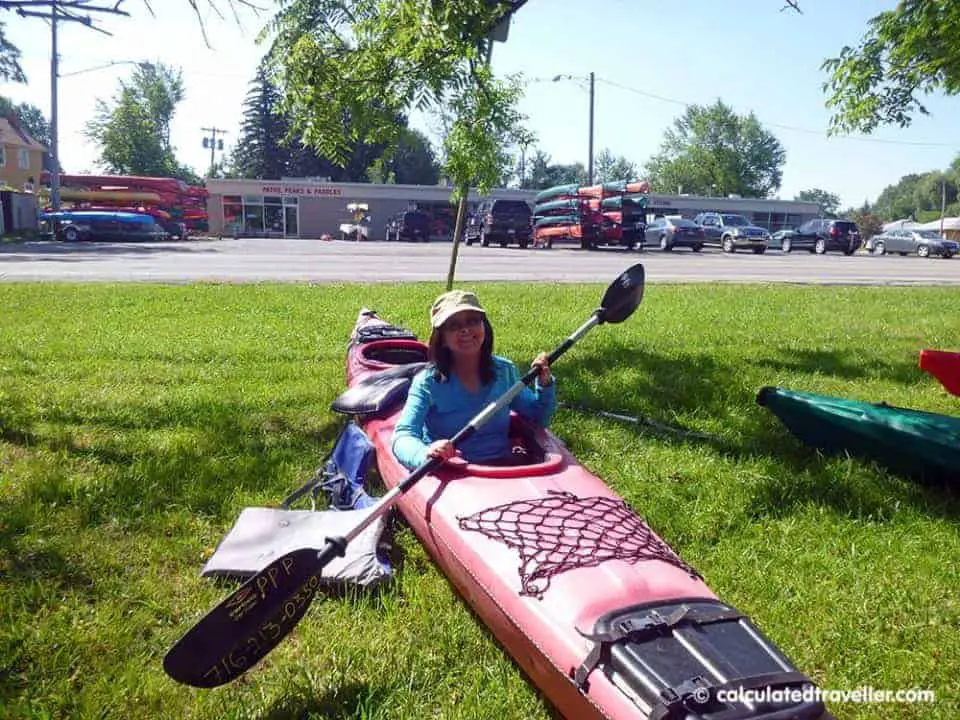 Kayak à Ellicott Creek NY avec Paths Peaks & Paddles