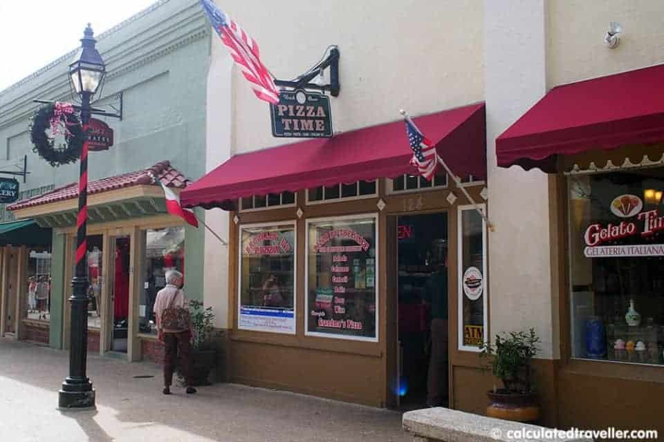 Pizza Time in St. Augustine, Florida Calculated Traveller