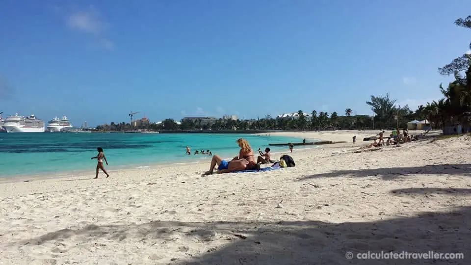 A Day at the Beach in Nassau Bahamas - Saunders Beach