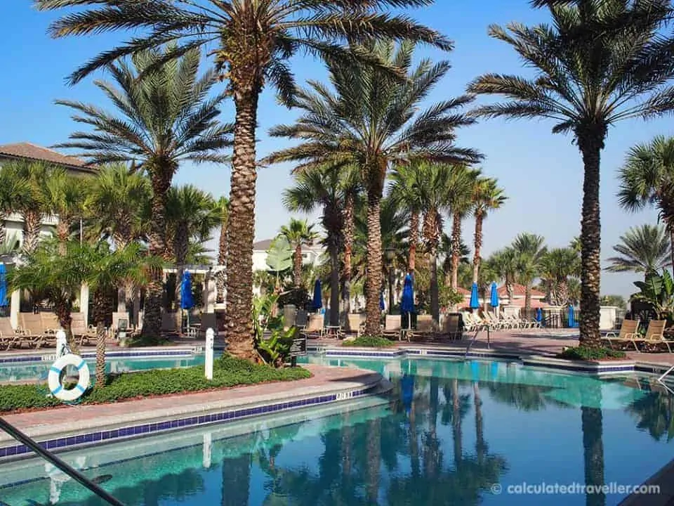 View from the deck at the Hammock beach pool