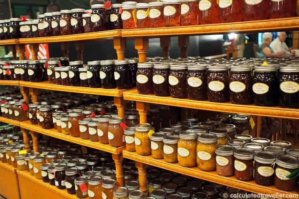 Home made preserves at Mariposa Market – An Orillia Ontario Tradition