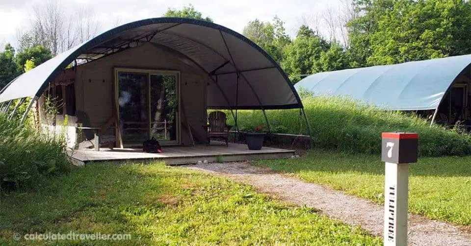 Glamping UP à Long Point Eco-Adventures Ontario
