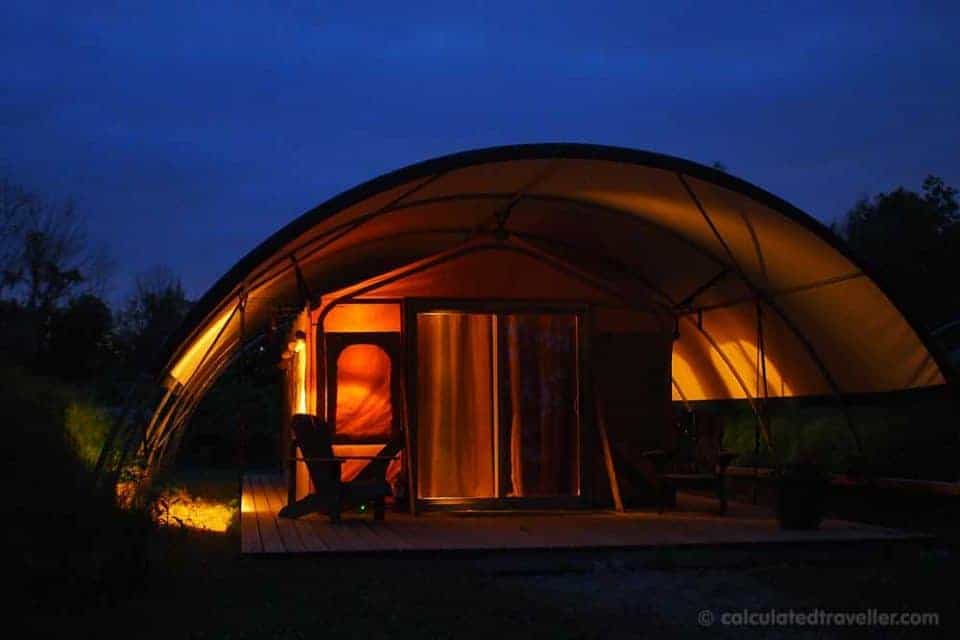 Glamping UP à Long Point Eco-Adventures Ontario