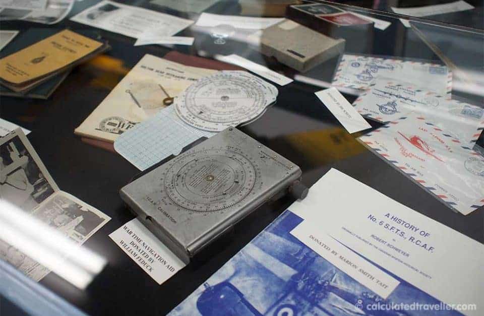 Discovering Flyers and History in Dunnville Ontario - No 6. RCAF  Dunnville Museum Exhibit