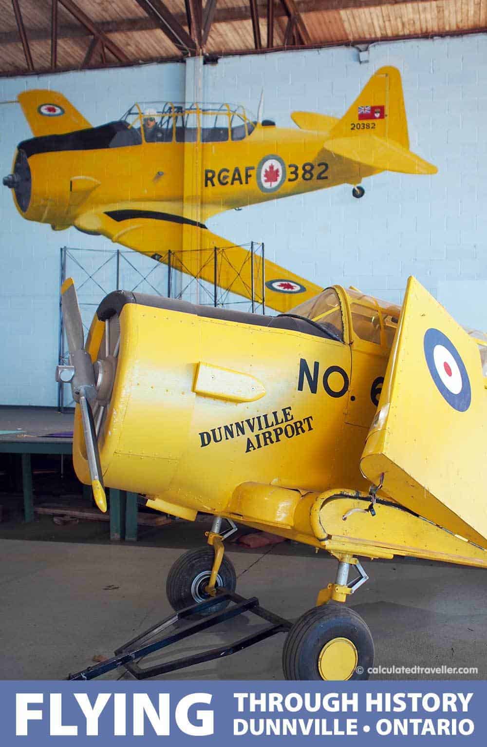 Discovering Flyers and History in Dunnville Ontario - No 6. RCAF  Dunnville Museum by Calculated Traveller Magazine