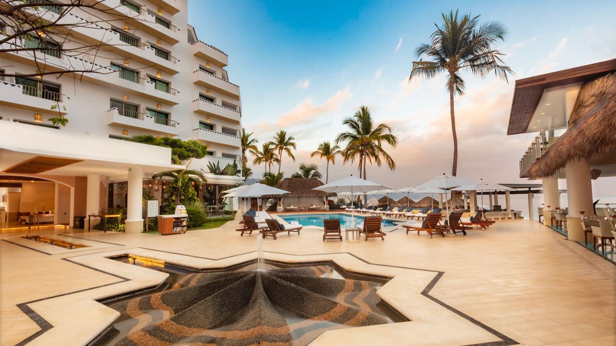 Villa Premiere Puerto Vallarta Exterior View Star Fountain