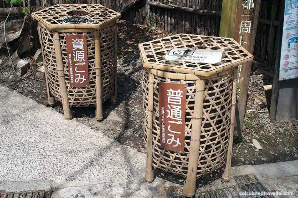 Nine Unique Experiences Found In Japan - Kyoto Garbage Can