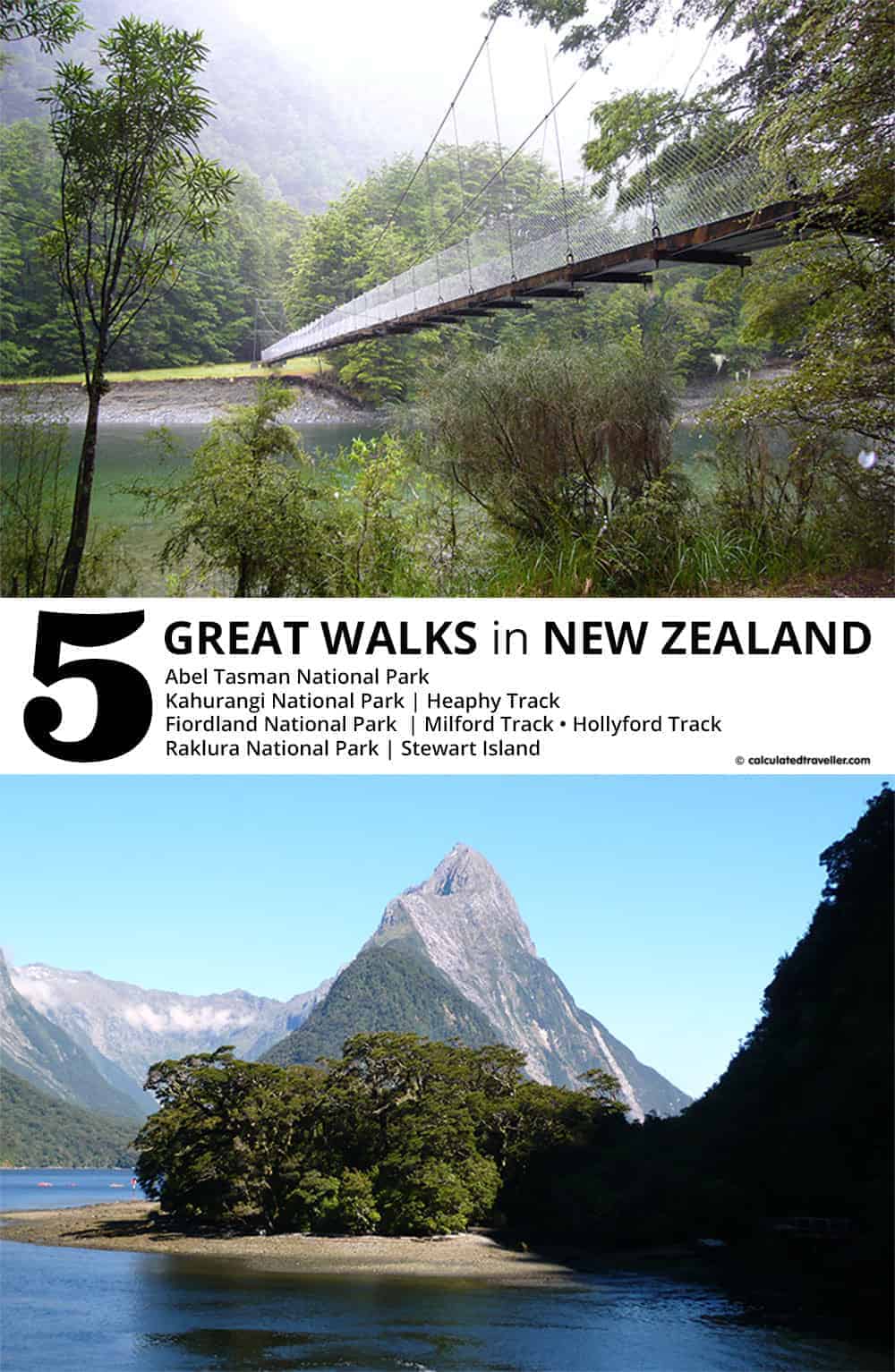 5 Great Walks in New Zealand to Enjoy