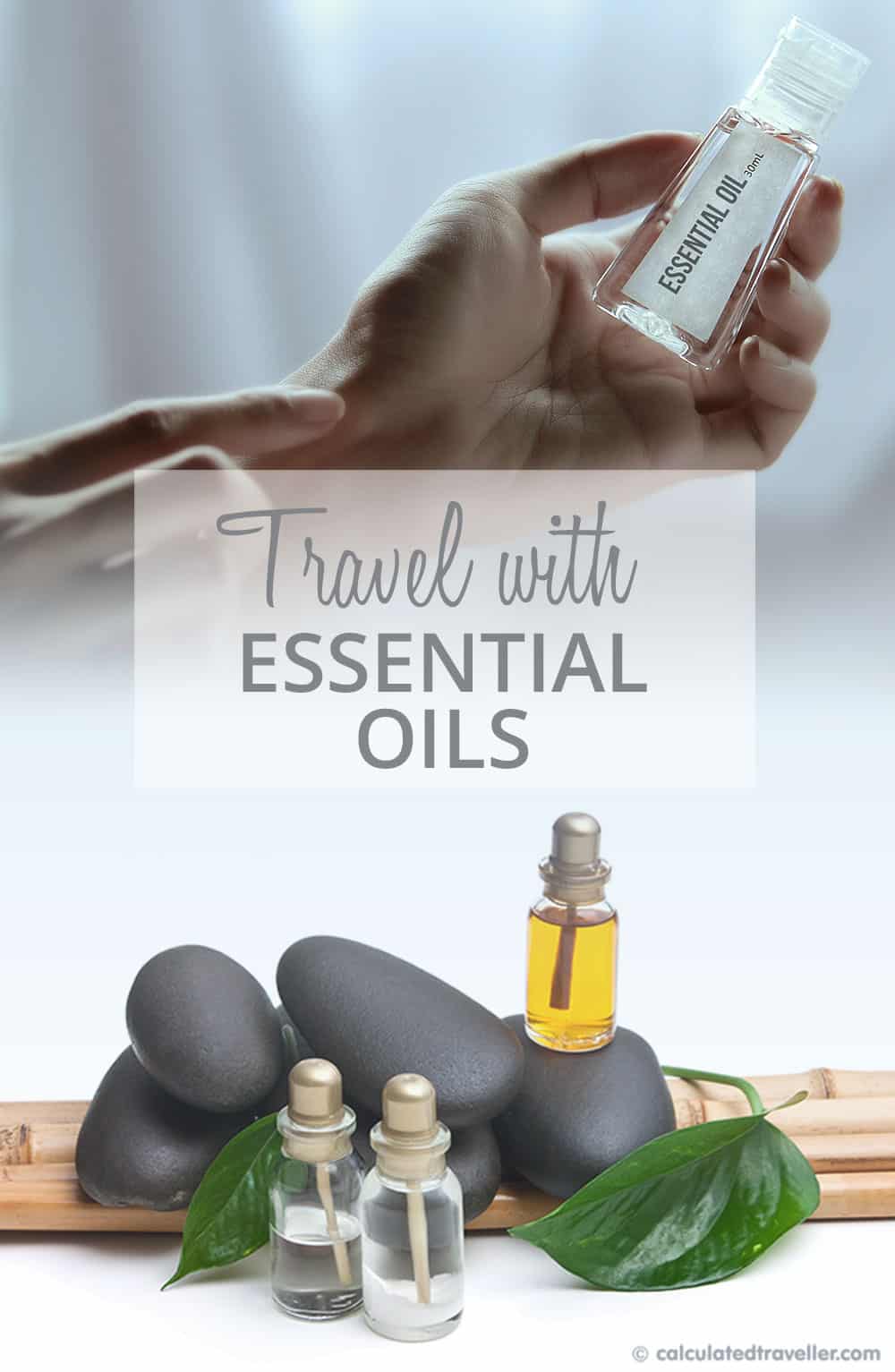 Do you practice aromatherapy at home? Here are tips for travelling with your favourite blend of essential oils to help you feel great wherever you travel. #travel #EssentialOils #Oils #EOs #packing #advice #HowTo