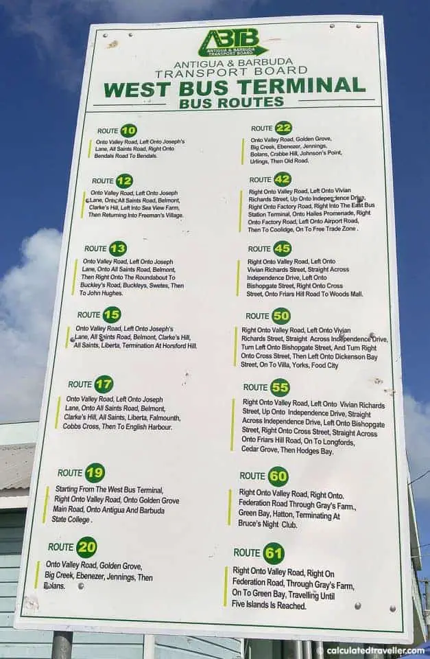 One Pristine Day at Turners Beach in Antigua - Antigua Bus Route Map