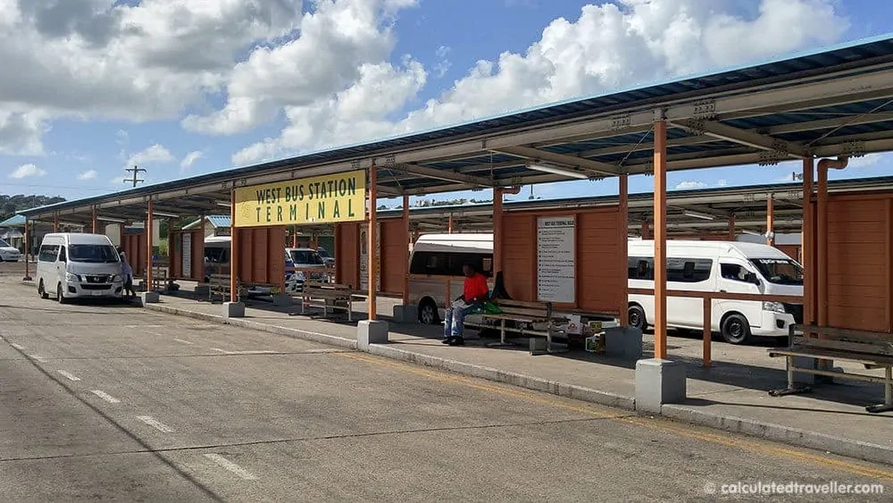 One Pristine Day at Turners Beach in Antigua - Antigua Bus Station