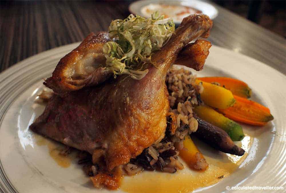 Fun in the Sun on St. Pete Beach Florida at Sirata Beach Resort - Compass Grille Restaurant - Roasted Duck