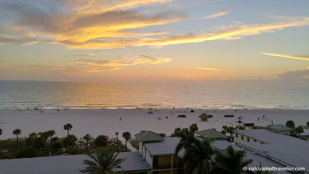 Fun in the Sun on St. Pete Beach Florida at Sirata Beach Resort - Sunset