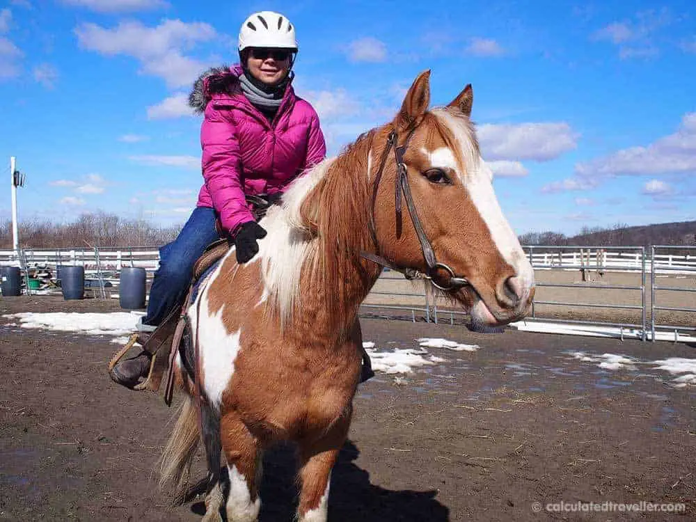 Horseback Riding with Painted Bar Stables at Watkins Glen NY by Calculated Traveller