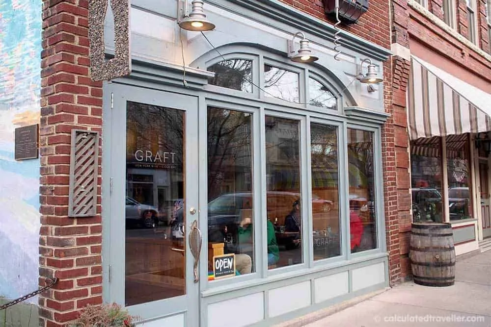 Graft Wine and Cider Bar，Watkins Glen New York - 外觀