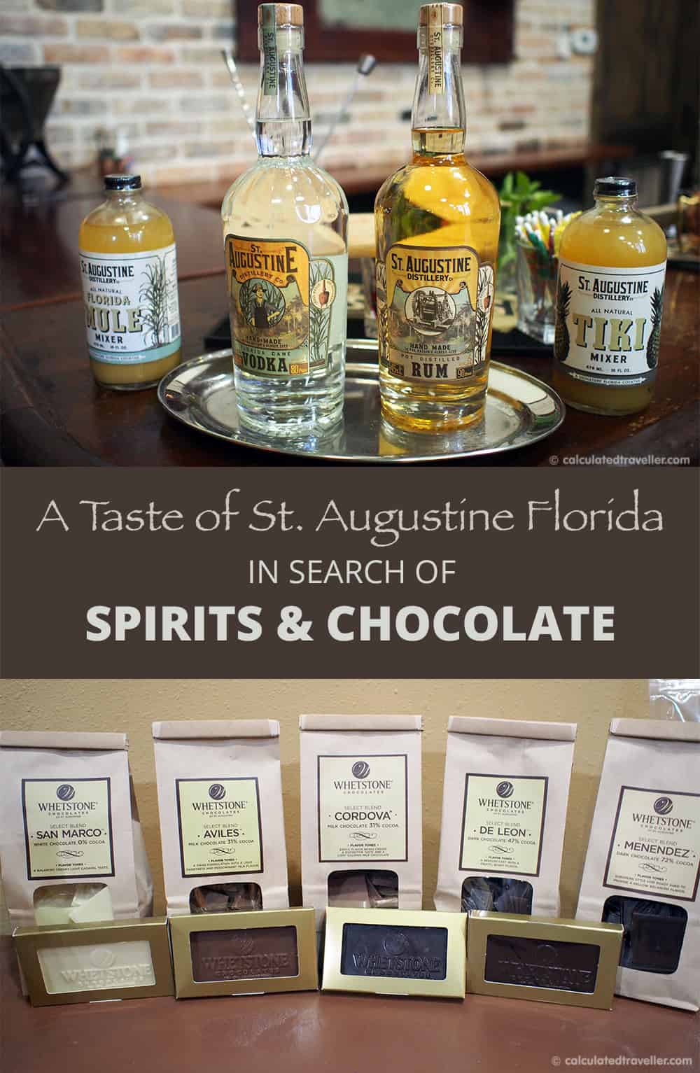A Taste of St. Augustine Florida in Search of Spirits and Chocolate - Whetstone Chocolates of St. Augustine and St. Augustine Distillery Co. Factory Tours