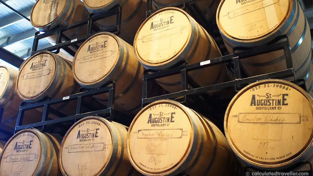A Taste of St. Augustine Florida in Search of Spirits and Chocolate. St. Augustine Distillery Co. Barrel Room