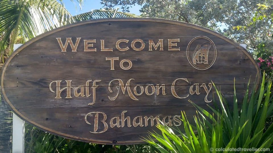 Holland America Line Half Moon Cay Private Island Escape - Sign