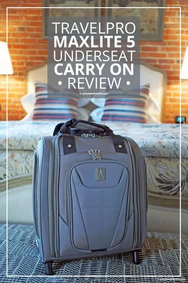 Review: TravelPro MaxLite 5 Rolling Under Seat Carry On Suitcase