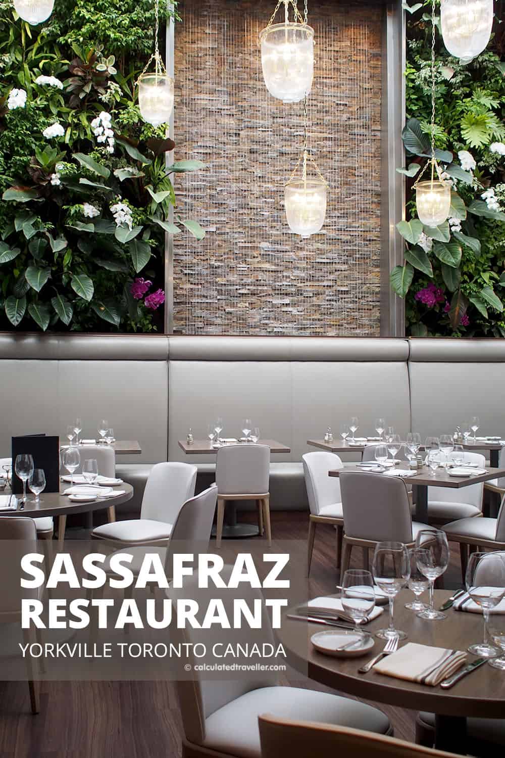 Exploring the Village of Yorkville Toronto. A Day of Food, Architecture and History - Sassafraz Restaurant Toronto #Toronto #travel #restaurant #Ontario #Canada #food