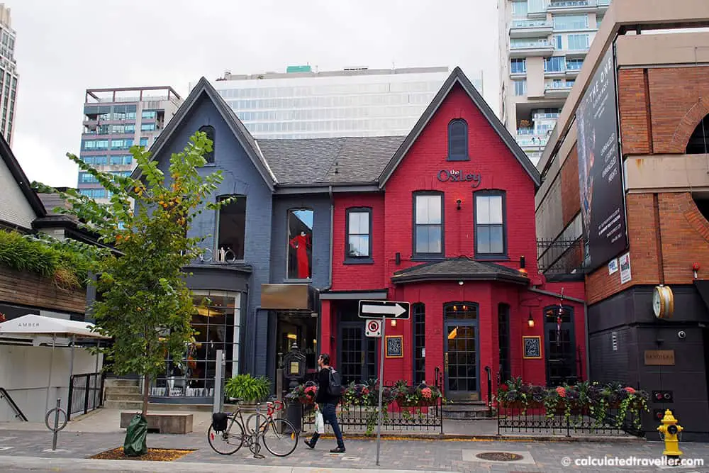 Exploring the Village of Yorkville Toronto. A Day of Food, Architecture and History. Cumberland Street