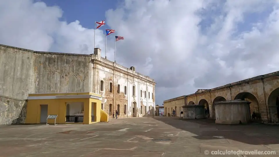 Historical Fort Castillo de San Cristobal in San Juan Puerto Rico