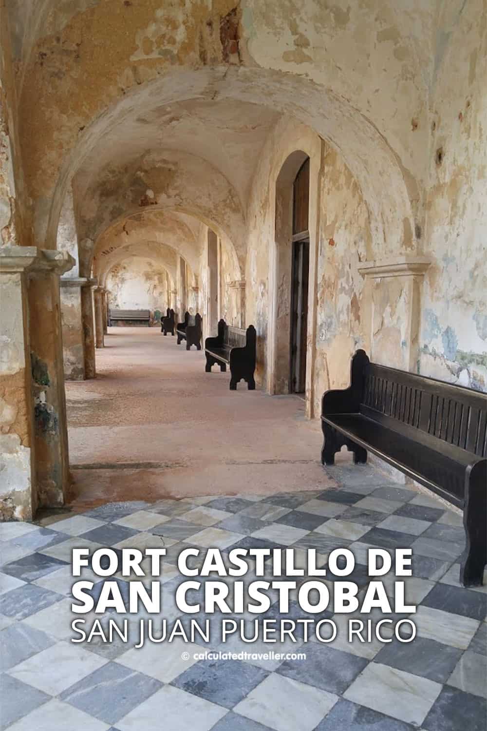 Historical Fort Castillo de San Cristobal in San Juan Puerto Rico