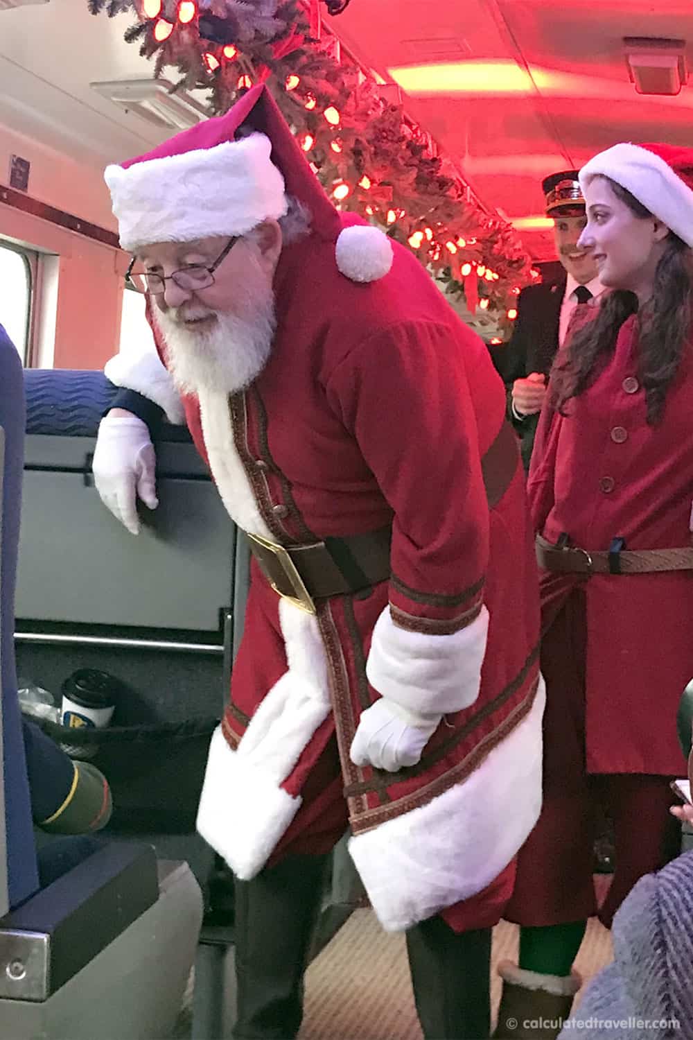 A Magical Experience Awaits on the Polar Express Train - Santa arrives