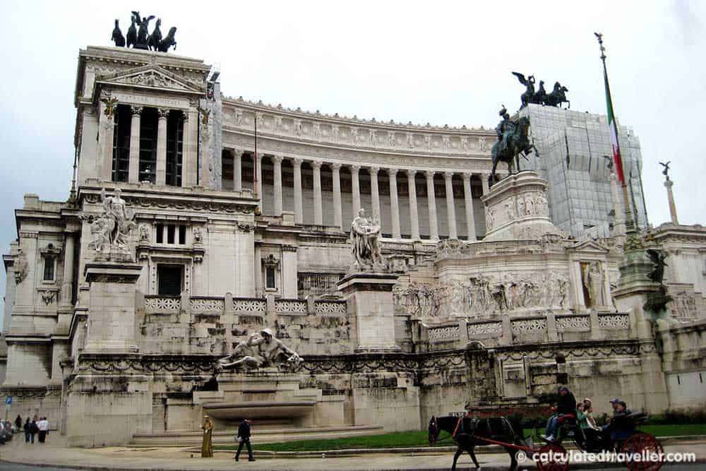 Altare della Patria - Discovering Rome Italy in 3 Days