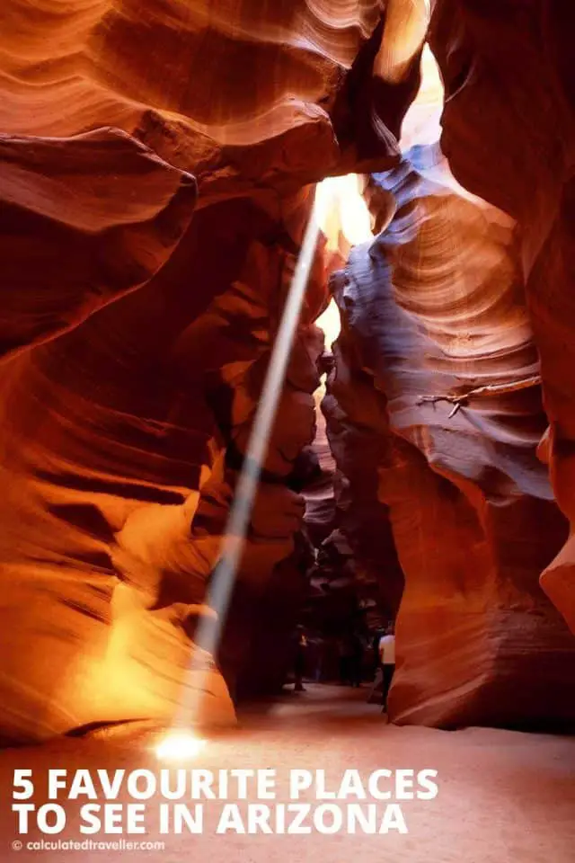 亞利桑那州最受歡迎的五個景點 - 亞利桑那佩奇的羚羊峽谷。 #travel #Arizona #USA #canyon #nature #hike #outdoor