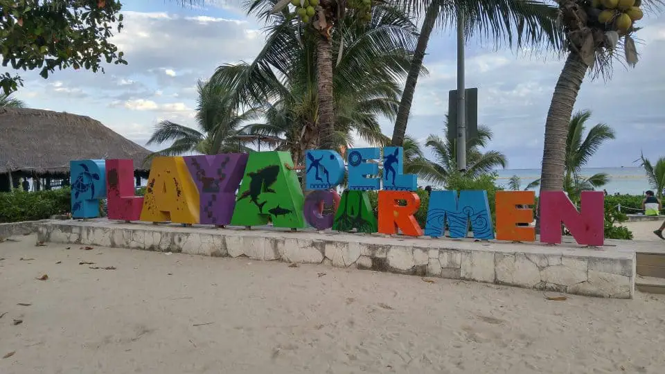 Playa del Carmen Mexico Sign